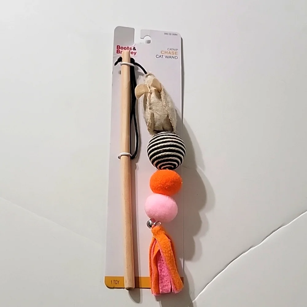 Boots & Barkley - Wand Tassels The Mouse Cat Toy
